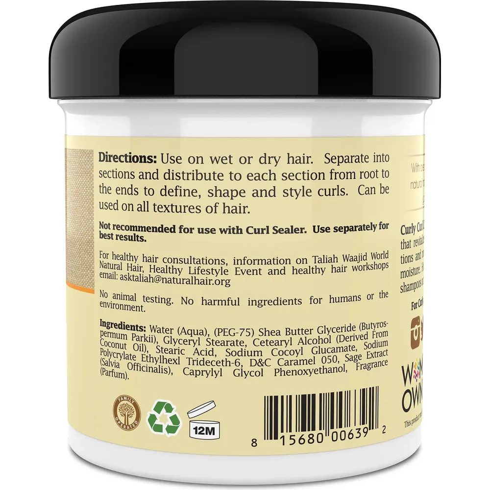 Taliah Waajid Curly Curl Enhancing Hair Styling Cream - 16 fl oz - Image 3