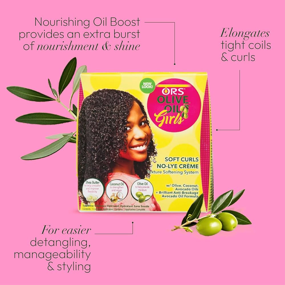 ORS Girls Soft Curls Texture Softening Kit – 1 Ea - Image 2