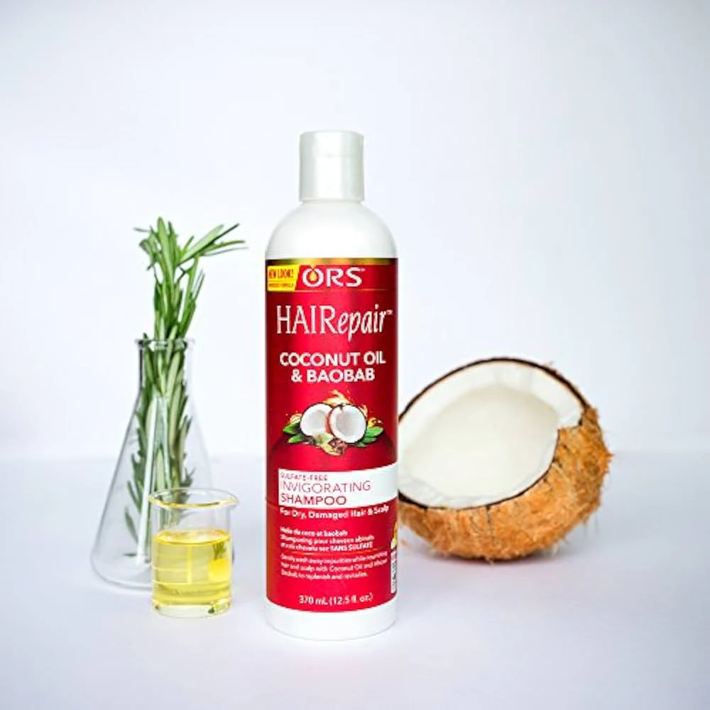 ORS HAIRepair Coconut & Baobab Shampoo – 12.5oz - Image 2