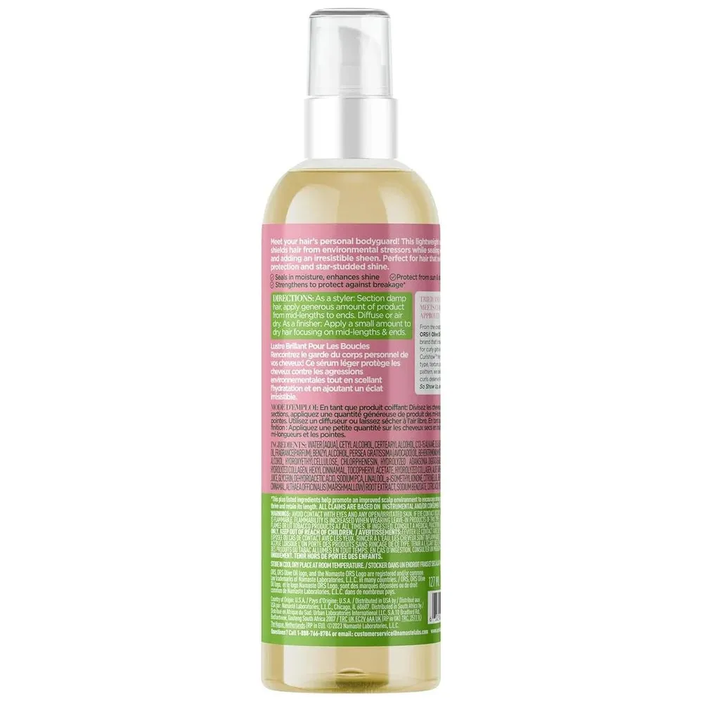 ORS Olive Oil Curlshow Silicone-Free Curl Shine Gloss with Collagen & Avocado Oil – 4 oz - Image 2
