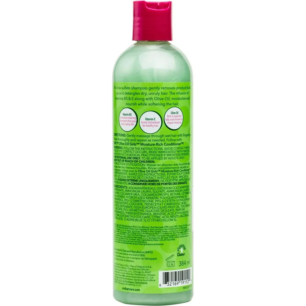 ORS Olive Oil Girls Gentle Cleanse Shampoo โ 13 oz - Image 2