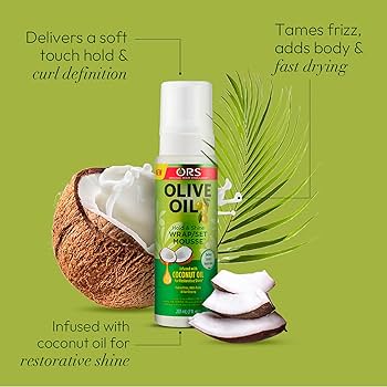 ORS Olive Oil Hold & Shine Mousse & Creme - Image 3