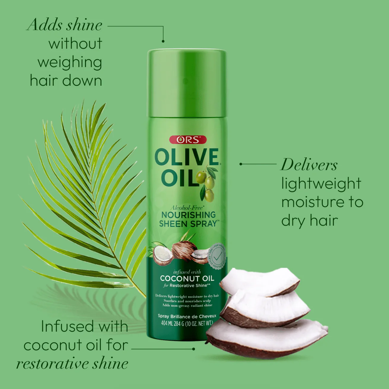 ORS Olive Oil Sheen Spray Coconut – 10 oz - Image 3