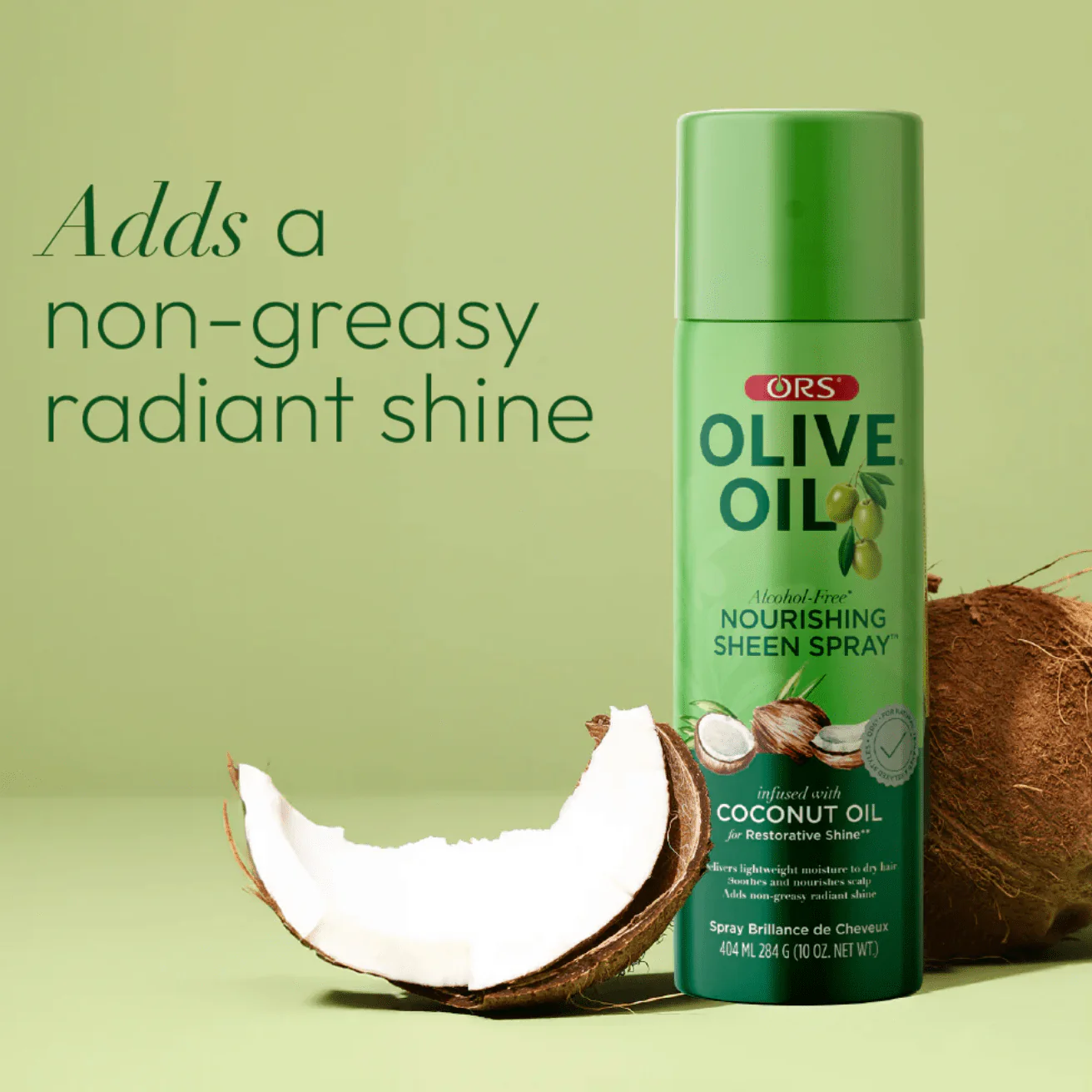 ORS Olive Oil Sheen Spray Coconut – 10 oz - Image 6