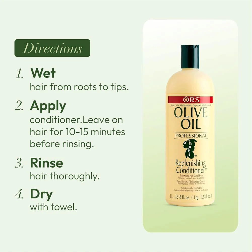 ORS Olive Oil Professional Replenishing Conditioner - 33.8 oz - Image 9