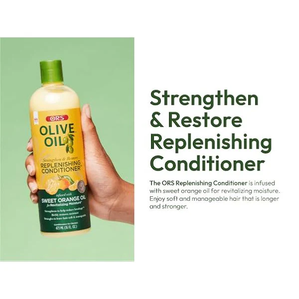 ORS Olive Oil Replenishing Conditioner ā 12.25 & 16oz - Image 2