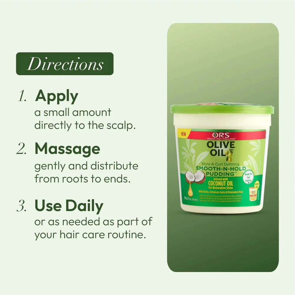 ORS Olive Oil Style and Curl Smooth-N-Hold Pudding - 13 oz - Image 4