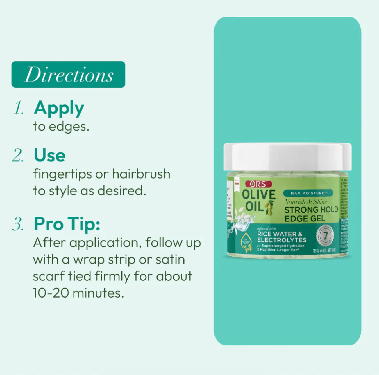 ORS Olive Oil Style & Sculpt Ultra HD Gel โ 4oz - Image 7