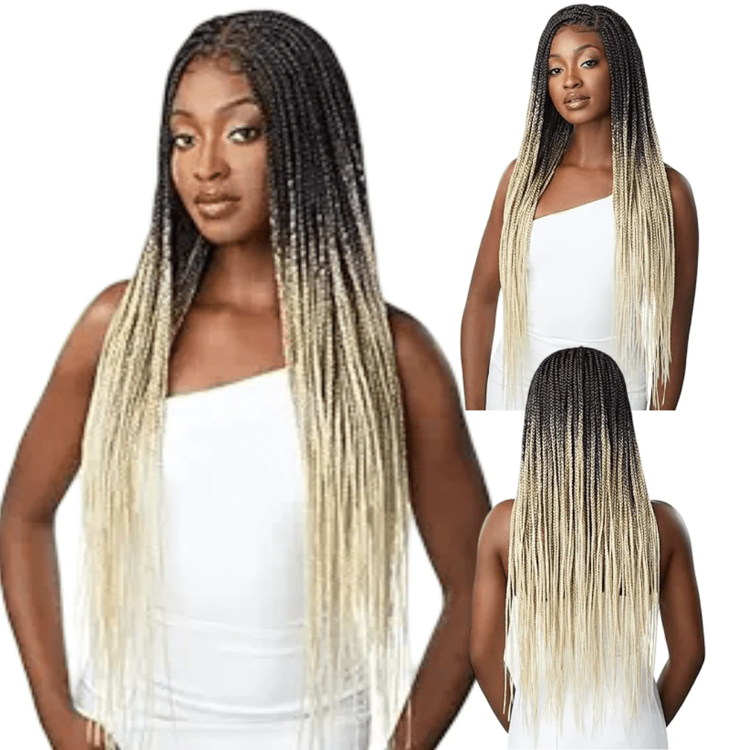 Outre 13x4 Lace Frontal Synthetic Wig - Knotless Square Part Braids