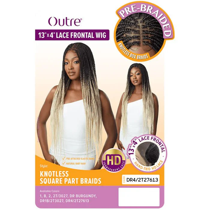 Outre 13x4 Lace Frontal Synthetic Wig - Knotless Square Part Braids - Image 6