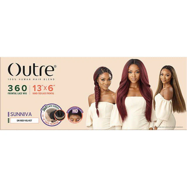 Outre 360 100% Human Hair Blend Lace Front Wig - Sunniva - Image 7