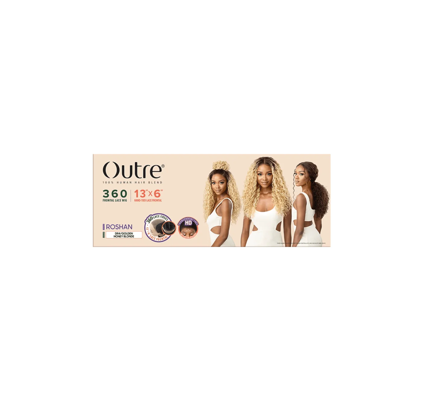 Outre 360 Frontal Lace Wig 13x6 Lace Frontal Human Blended Wig - Roshan - Image 8