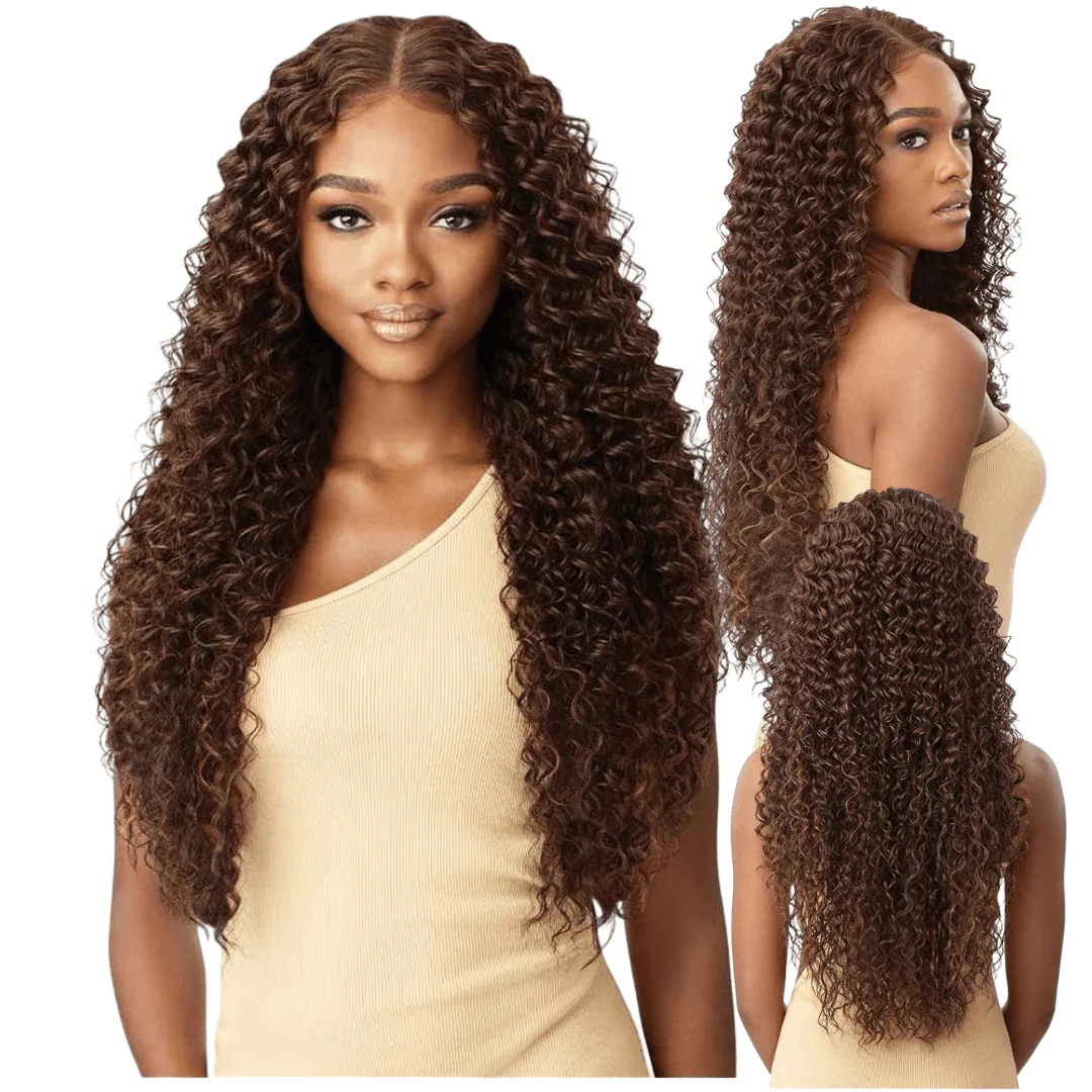 Outre 360 Frontal Lace Wig Human Blend Lace Front Wig - Kayreena