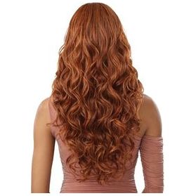Outre 5"x 5" HD Lace Closure Lace Front Wig Human Hair Blend - Glam Curls 24" - Image 5