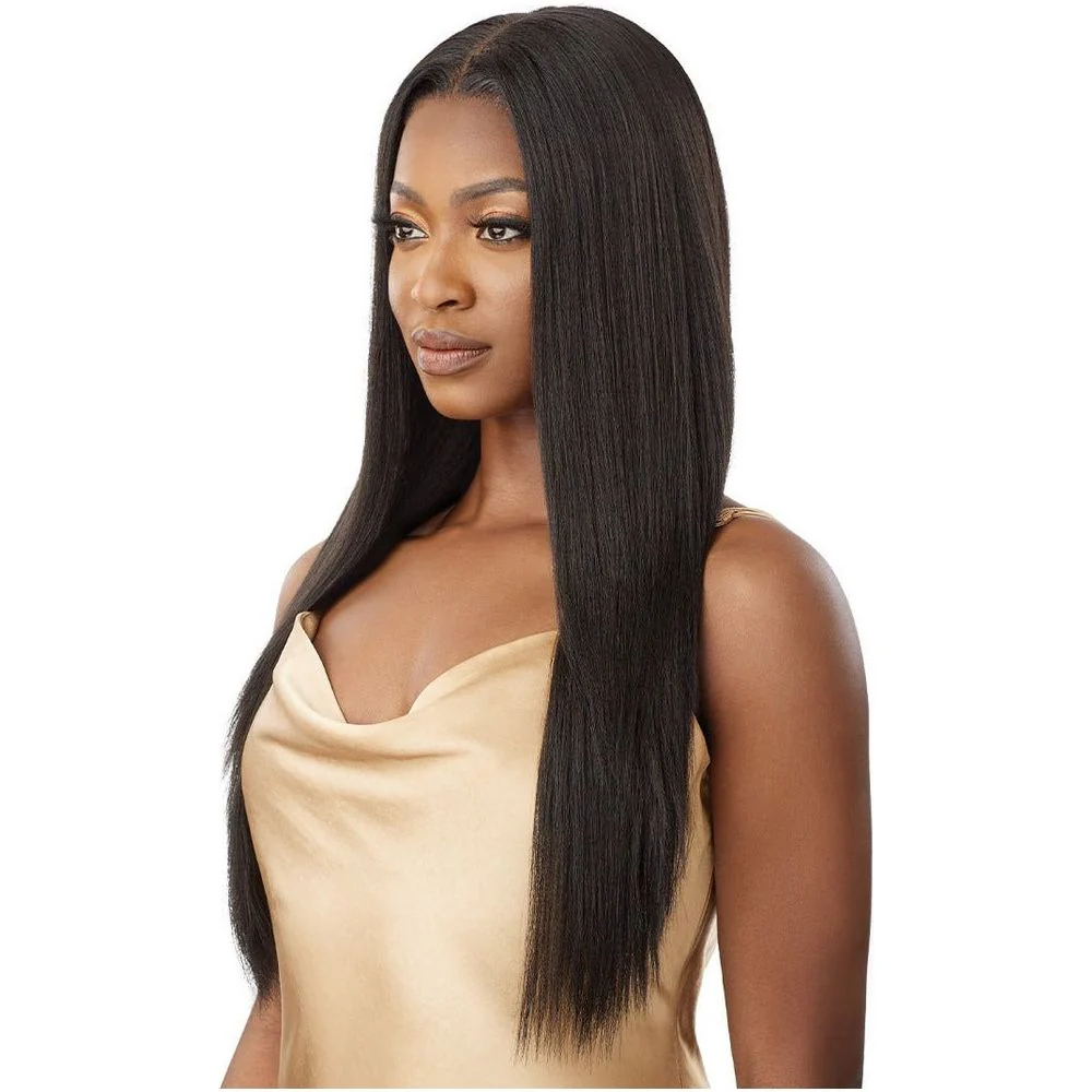Outre 5x5 Lace Closure Wig 100% Human Hair Blend Wig - YAKI STRAIGHT 26" - Image 4
