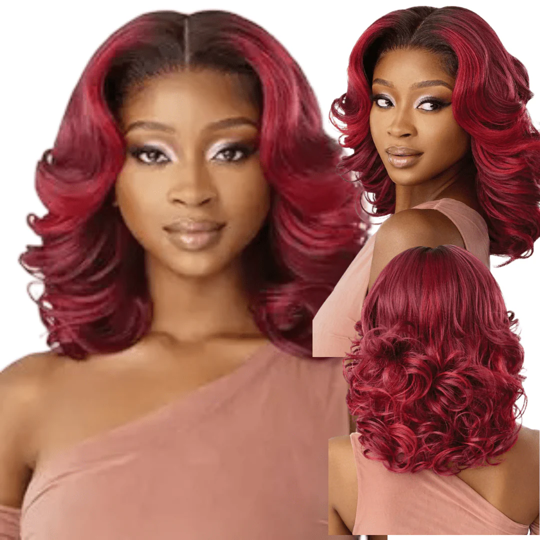 Outre 5x5 Lace Closure Human Hair Blend Wig Body Wave 16"