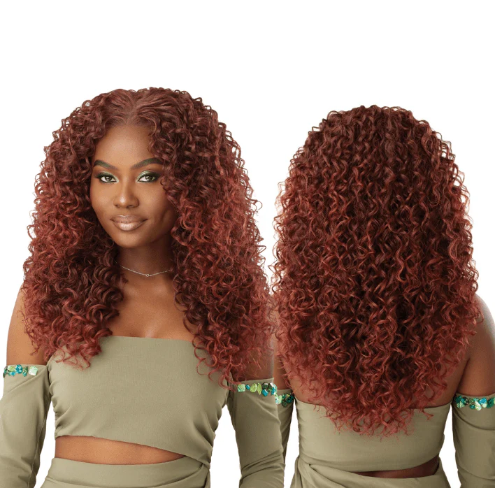 Outre 6x5 Pre-Cut Lace Closure Wig - HHB-Dominican Curly 22" - Image 2