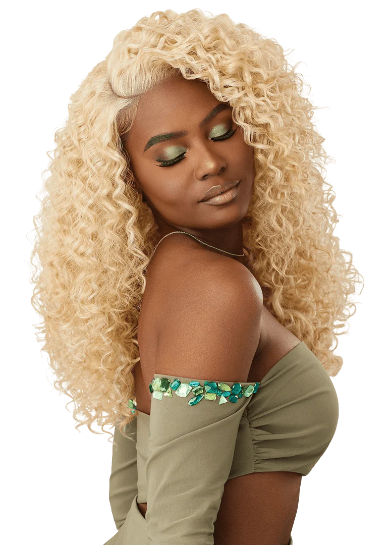 Outre 6x5 Pre-Cut Lace Closure Wig - HHB-Dominican Curly 22" - Image 3