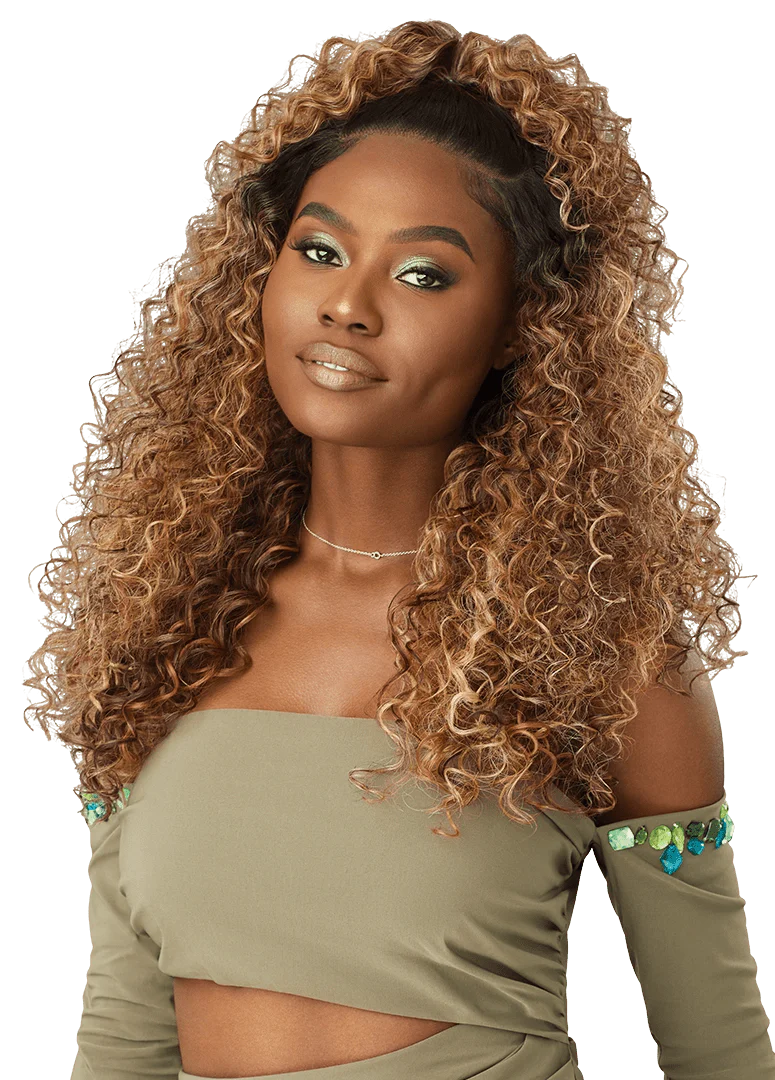 Outre 6x5 Pre-Cut Lace Closure Wig - HHB-Dominican Curly 22" - Image 5