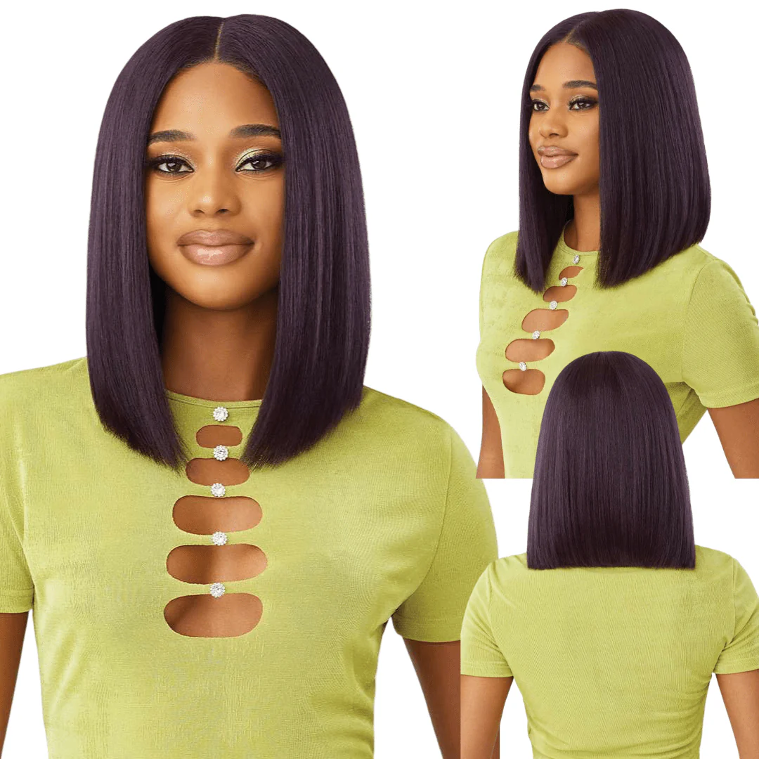 Outre 6x5 Pre-Cut Lace Closure Wig - HHB-Yaki Straight Bob 14"