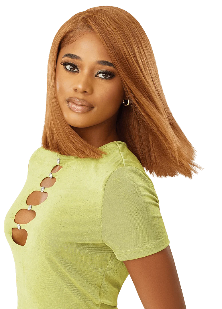 Outre 6x5 Pre-Cut Lace Closure Wig - HHB-Yaki Straight Bob 14" - Image 4