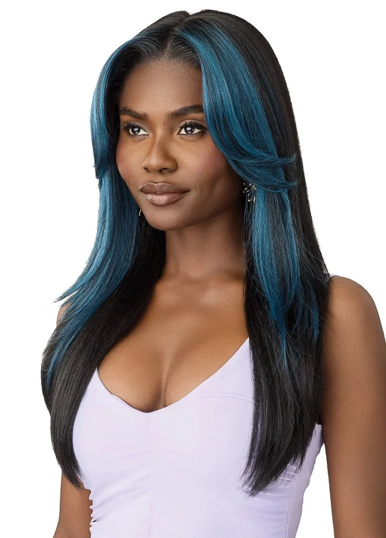 Outre Airtied 100% Fully Hand-Tied Human Hair Blend HD Lace Wig - HHB Soft Yaki 24" - Image 5