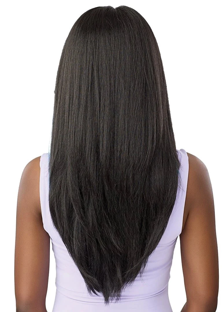 Outre Airtied 100% Fully Hand-Tied Human Hair Blend HD Lace Wig - HHB Soft Yaki 24" - Image 6