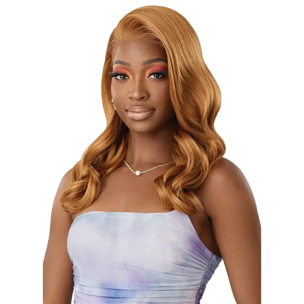 Outre Airtied 100% Fully Hand-Tied Human Hair Blend HD Lace Wig - Natural Wave 20" - Image 3