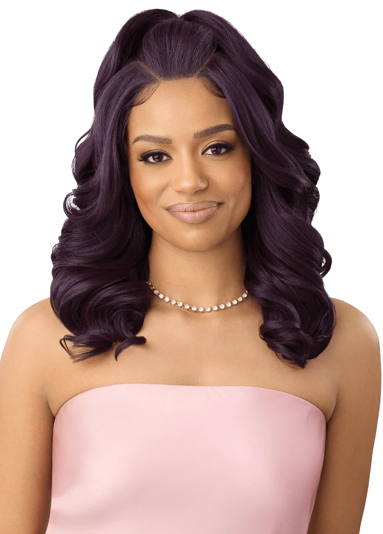Outre Airtied Human Hair Blend Wig – HHB-Soft Curls 18" - Image 4
