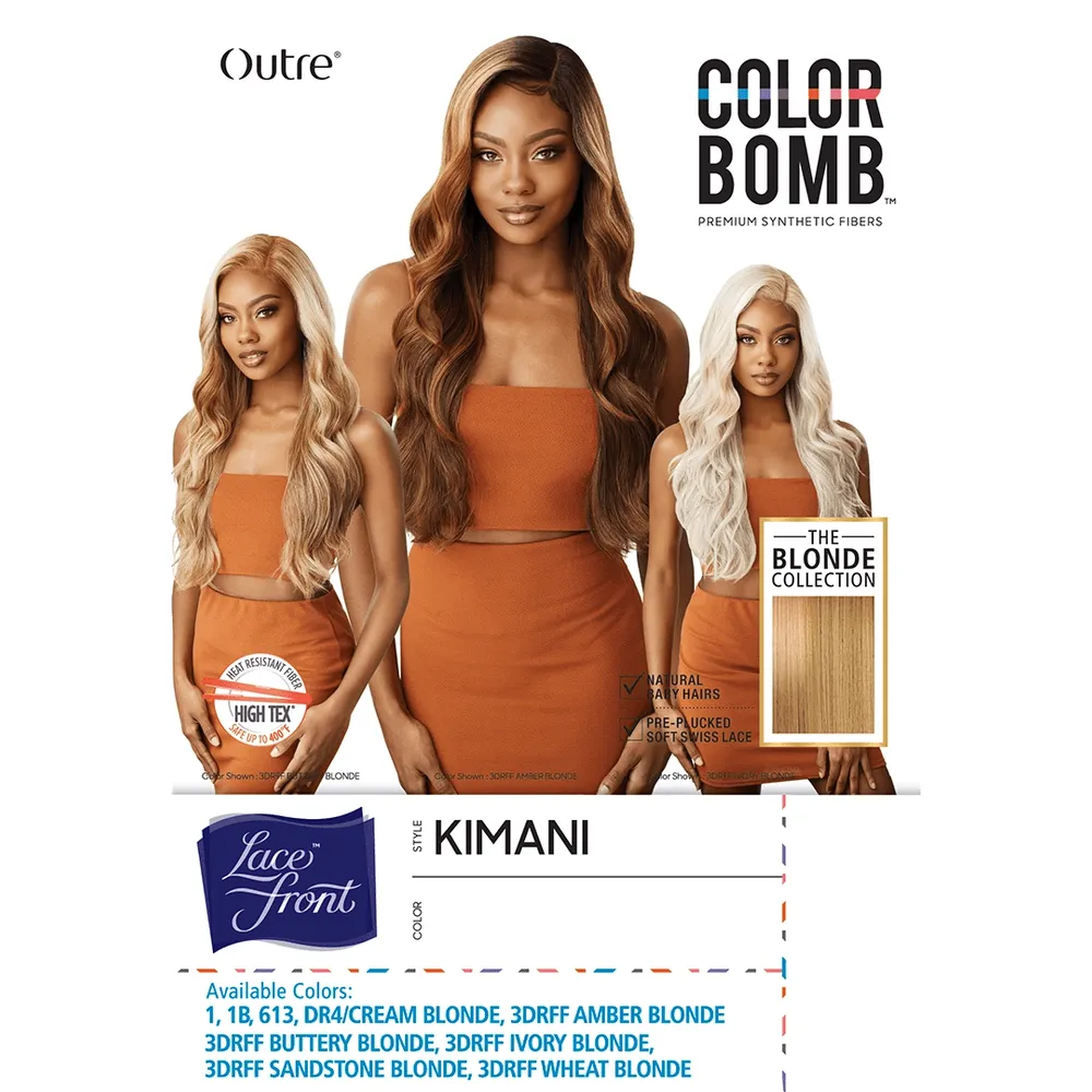Outre Color Bomb Synthetic Lace Front Wig - Kimani - Image 4