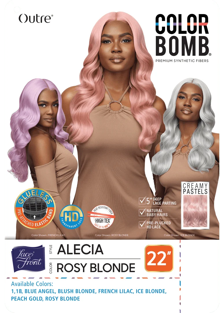 Outre Color Bomb Synthetic HD Lace Front Wig - Alecia - Image 11
