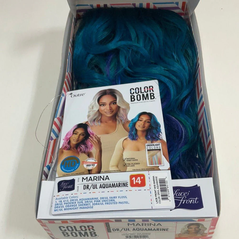 Outre Color Bomb Synthetic HD Lace Front Wig - Marina - Image 14