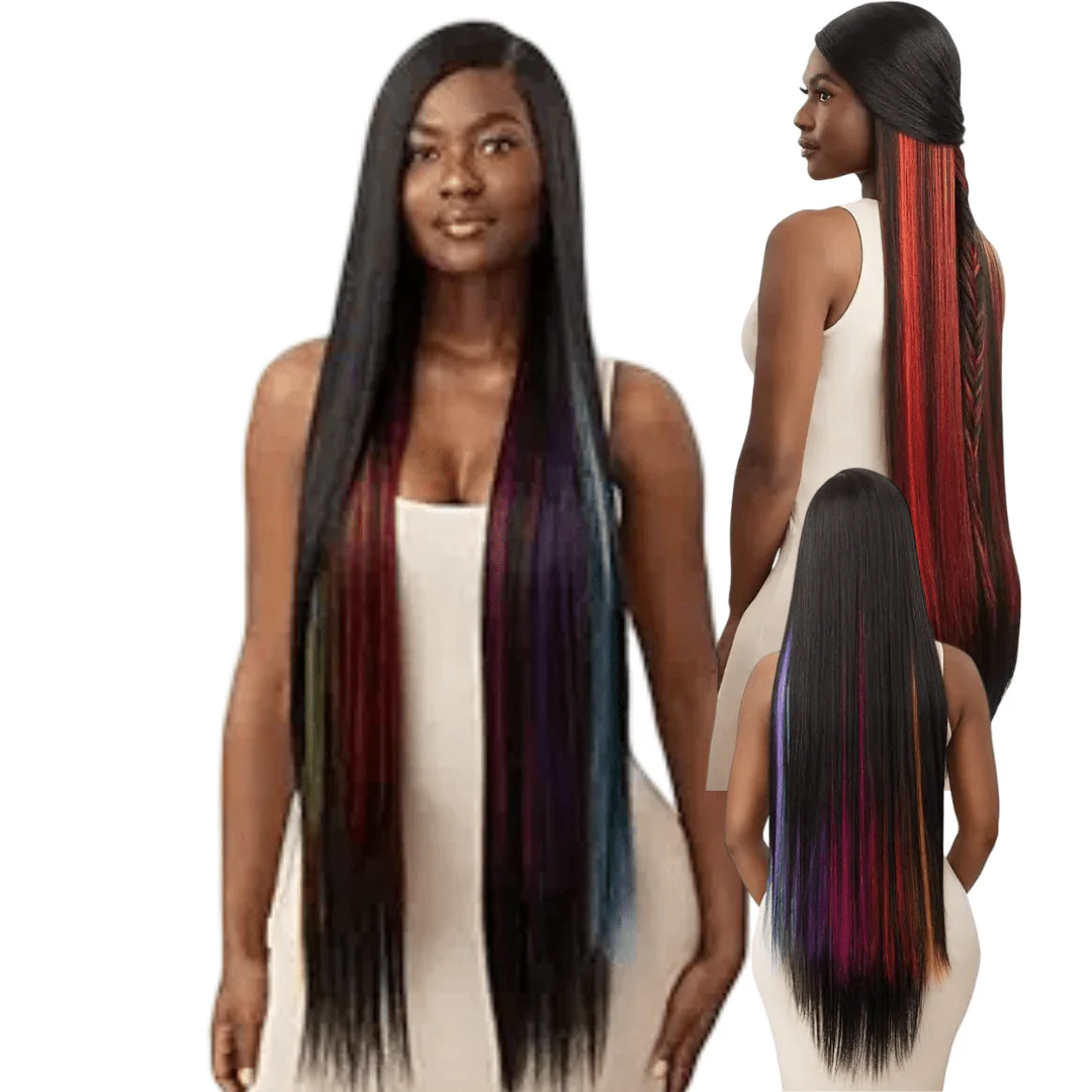 Outre Color Bomb Synthetic HD Lace Front Wig - Miraj
