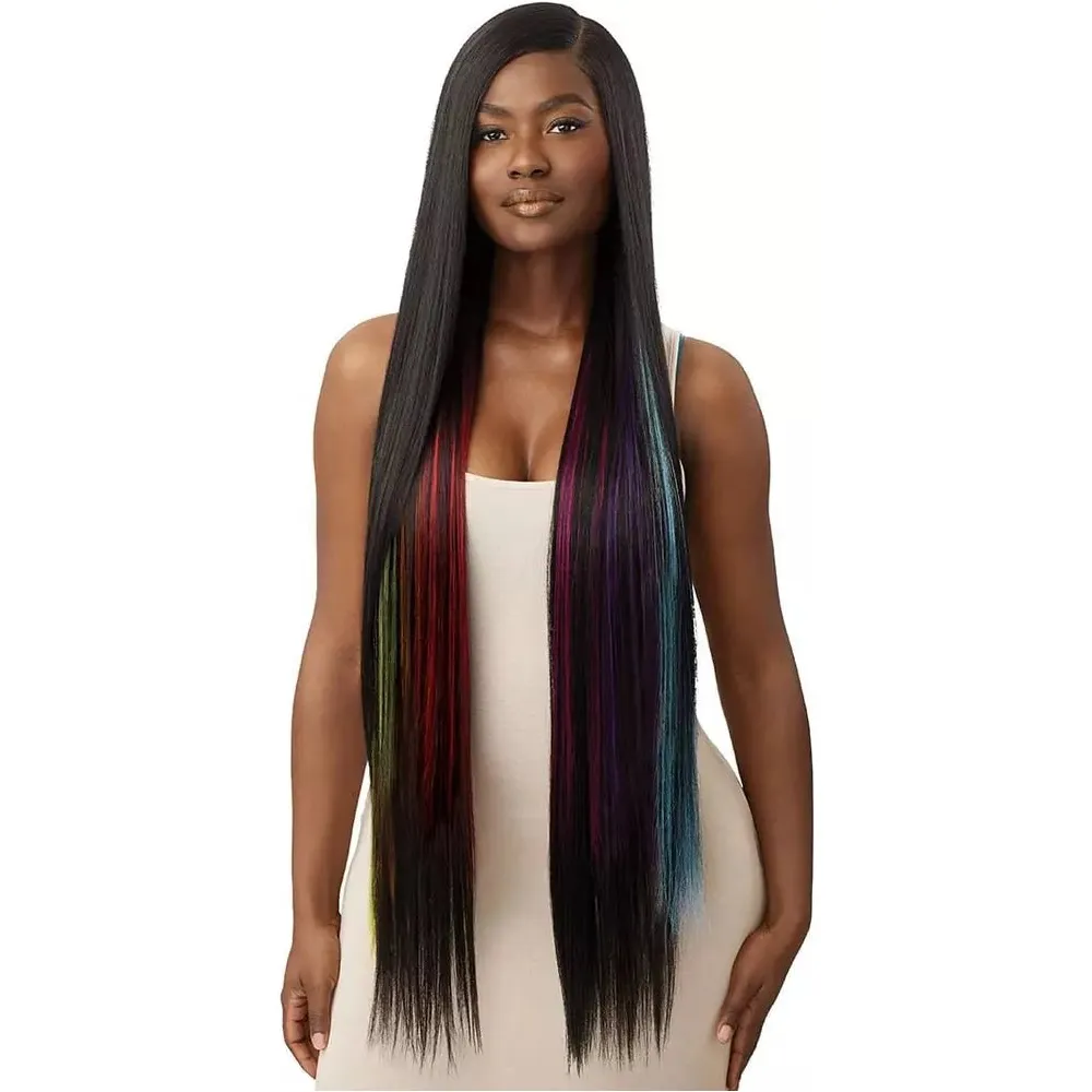 Outre Color Bomb Synthetic HD Lace Front Wig - Miraj - Image 2