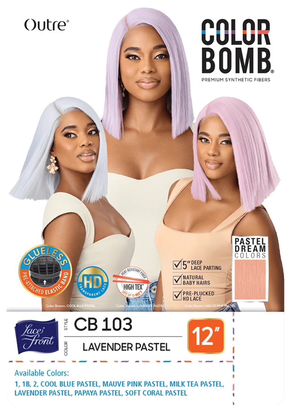 Outre Color Bomb Synthetic Lacefront Wig - CB 103 - Image 10