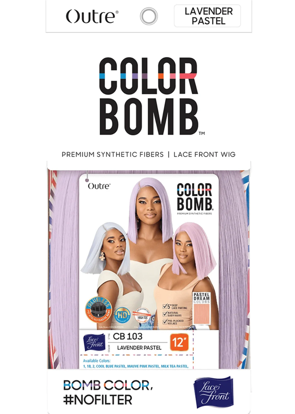 Outre Color Bomb Synthetic Lacefront Wig - CB 103 - Image 11