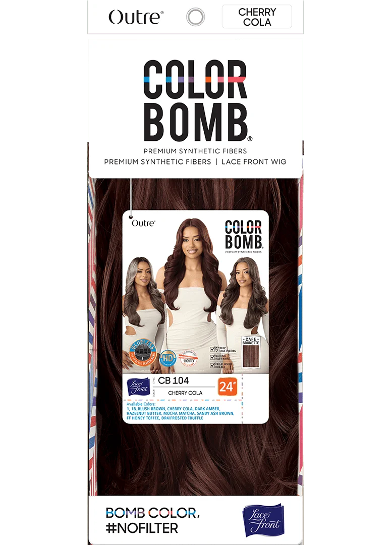 Outre Color Bomb Synthetic Lacefront Wig - CB 104 - Image 10