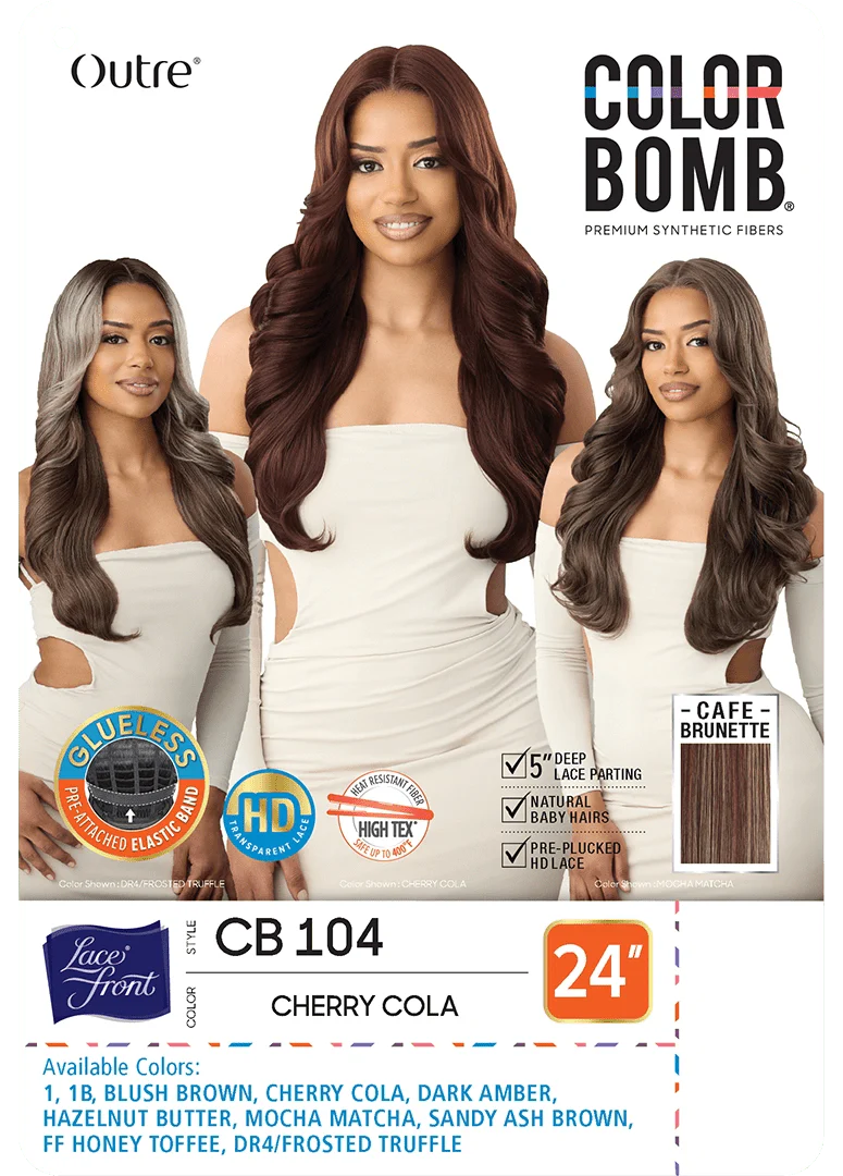Outre Color Bomb Synthetic Lacefront Wig - CB 104 - Image 9