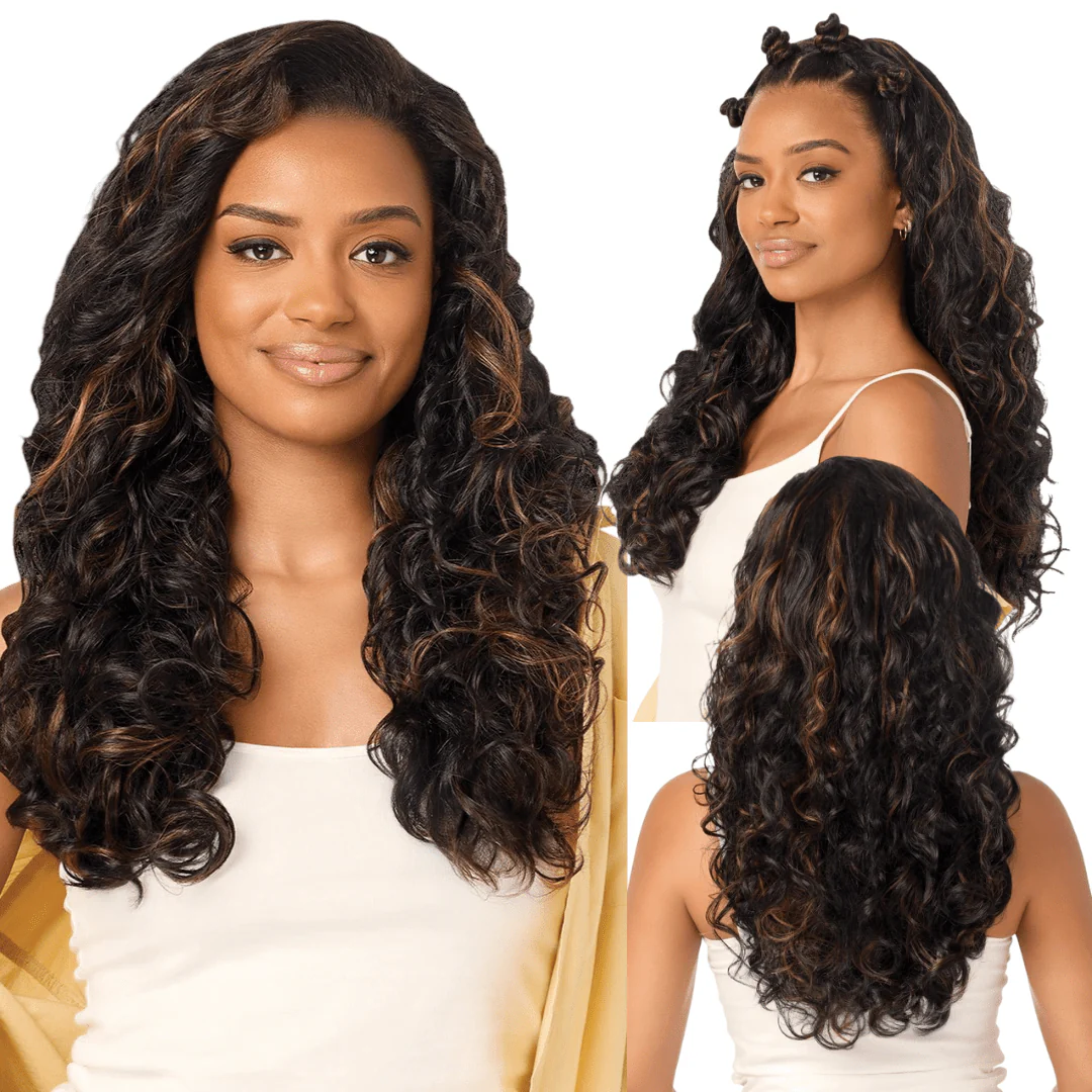 Outre Converti-Cap Synthetic Half Wig - Curl Haven