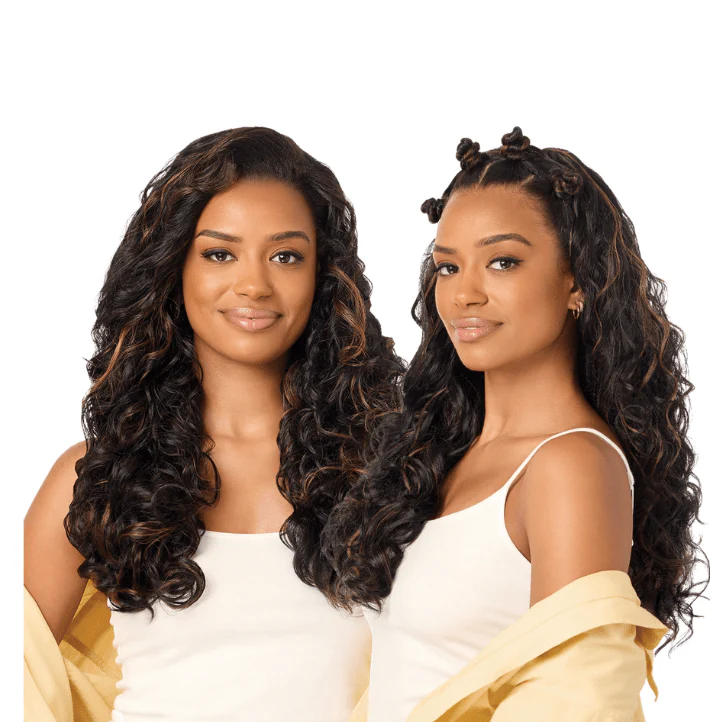 Outre Converti-Cap Synthetic Half Wig - Curl Haven - Image 2