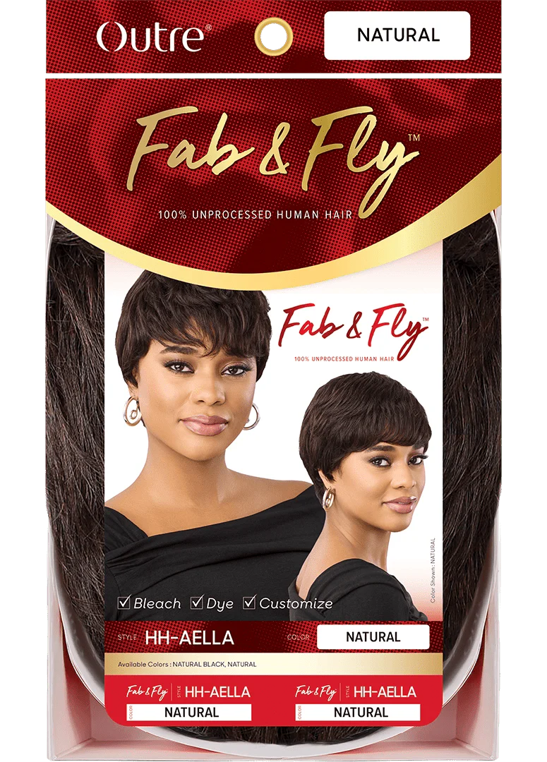 Outre Fab & Fly 100% Human Hair Full Wig โ HH-Aella - Image 10