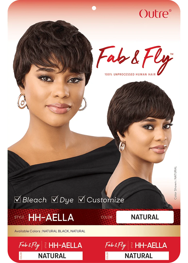 Outre Fab & Fly 100% Human Hair Full Wig โ HH-Aella - Image 9