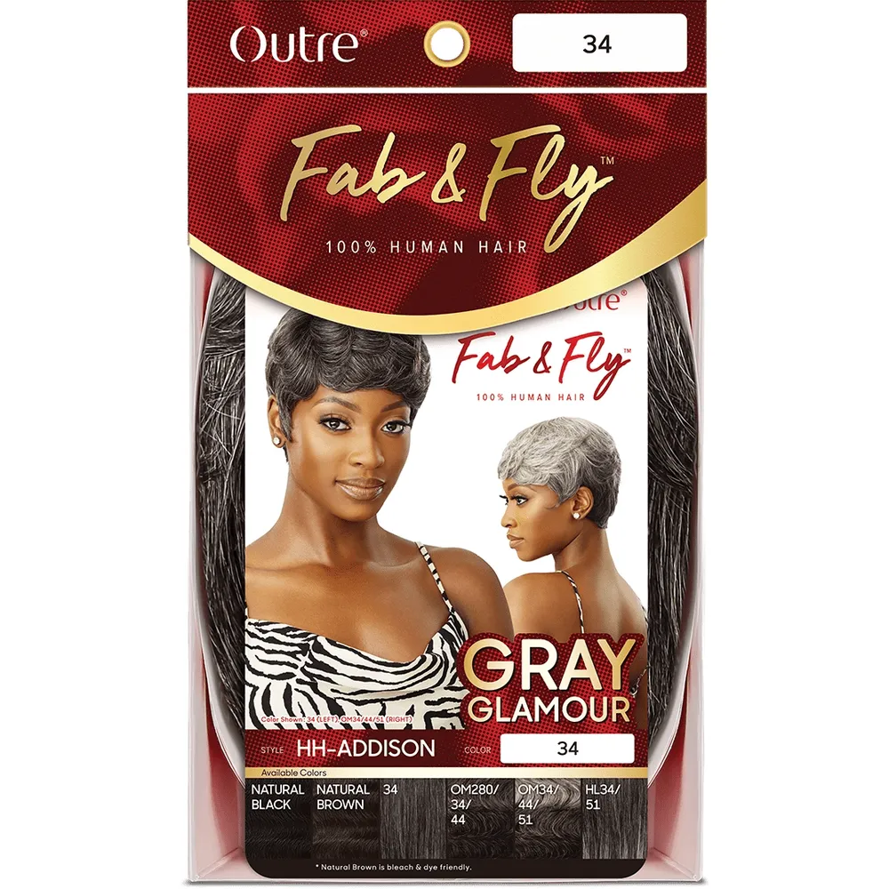 Outre Fab & Fly 100% Unprocessed Human Hair Full Wig - HH Addison - Image 7
