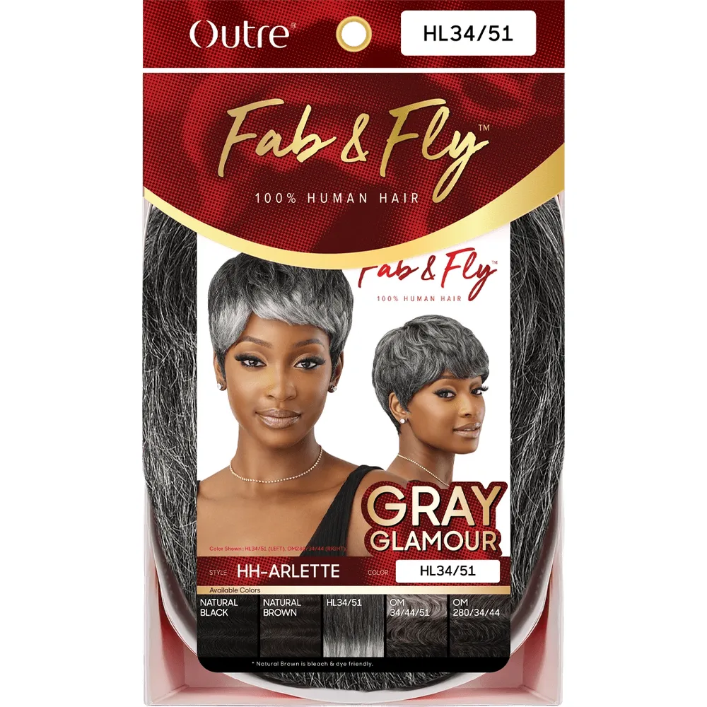 Outre Fab & Fly 100% Unprocessed Human Hair Full Wig - HH-Arlette - Image 7