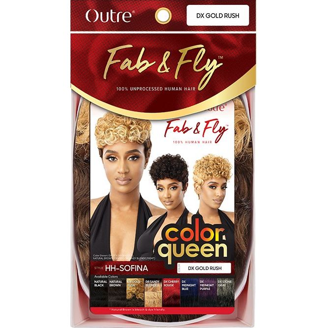Outre Fab & Fly Color Queen Human Hair Full Wig - Sofina - Image 8