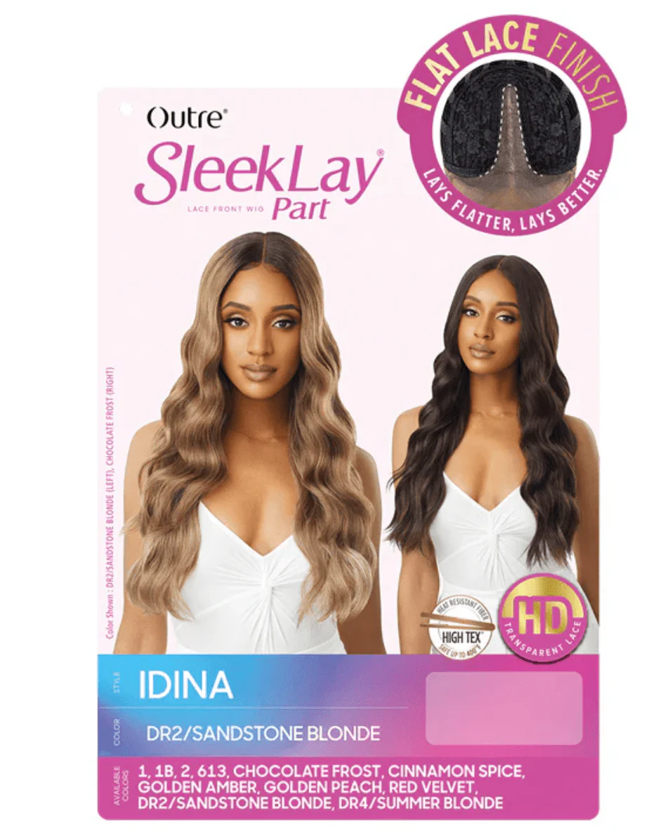Outre HD Lace Front Wig SleekLay Part – Idina - Image 7