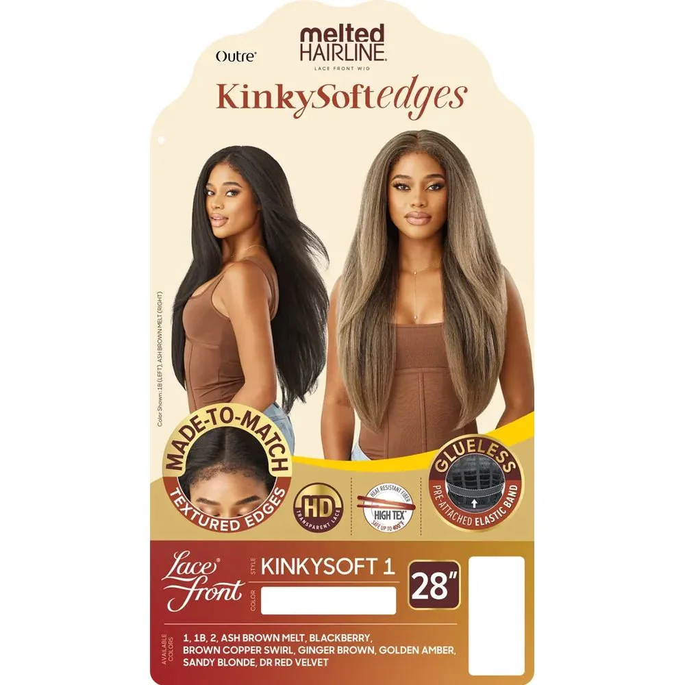 Outre Melted Hairline Kinky Soft Edges HD Lace Front Wig - Kinky Soft 1 - Image 7