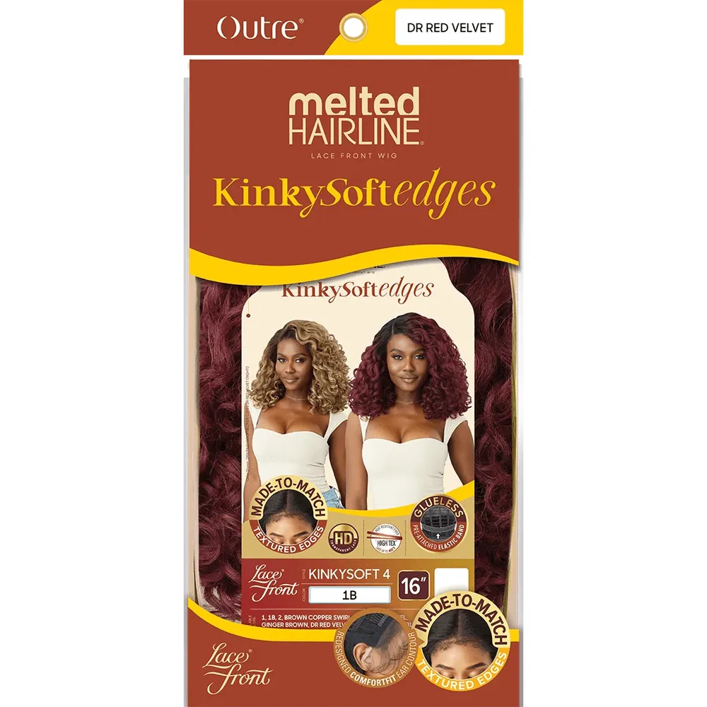 Outre Melted Hairline Kinky Soft Edges HD Lace Front Wig - Kinky Soft 4 - Image 8