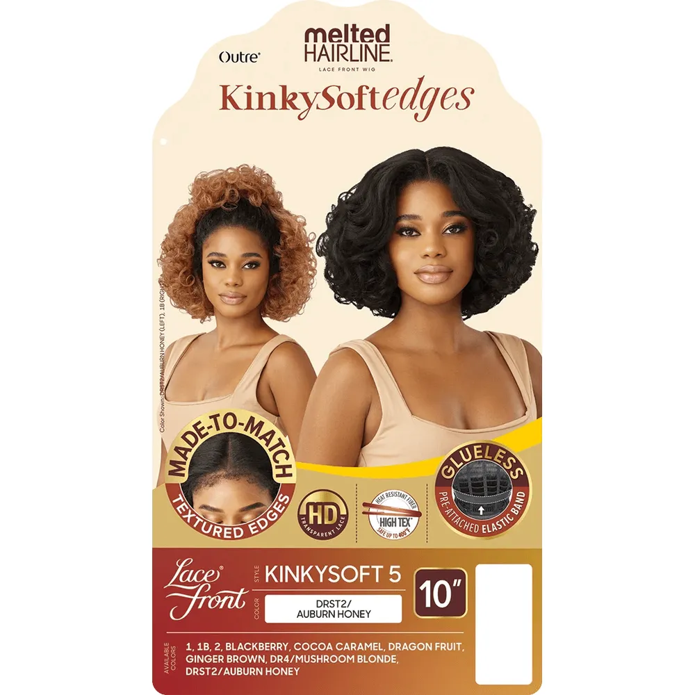 Outre Melted Hairline Kinky Soft Edges HD Lace Front Wig - Kinky Soft 5 - Image 7