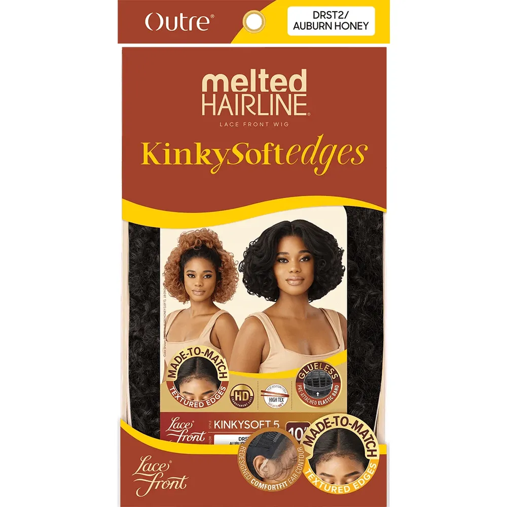 Outre Melted Hairline Kinky Soft Edges HD Lace Front Wig - Kinky Soft 5 - Image 8